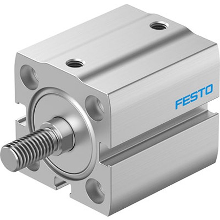Festo Pneumatic Compact Cylinder - ADN-S-25-50-A-P-A-F1A 25 mm Bore, 50 mm ADN Series, Double Acting Acting