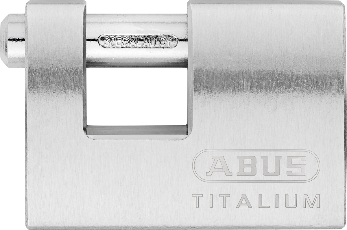 ABUS Weatherproof Titanium Safety Padlock, 12mm Shackle, 70mm Body