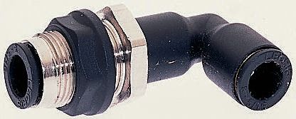 Legris LF3000 Series Bulkhead Tube-to-Tube Adaptor, Push In 12 mm to Push In 12 mm, Tube-to-Tube Connection Style