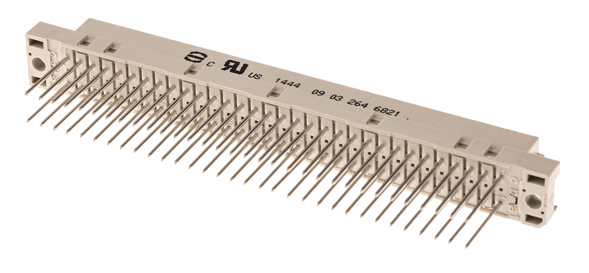 HARTING 64 Way 2.54mm Pitch, Type C Class C2, 2 Row, Straight DIN 41612 Connector, Socket