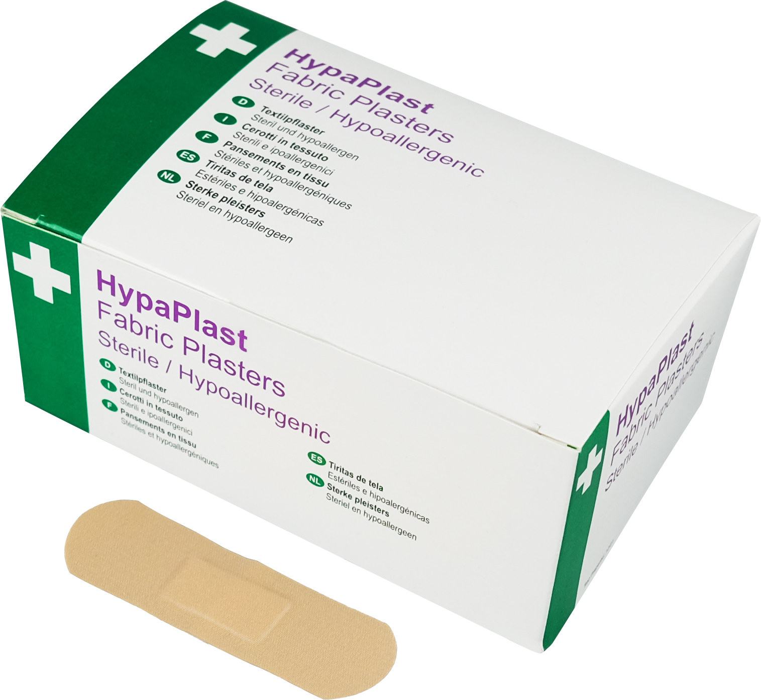 RS PRO Fabric Pink First Aid Bandages Plaster, 100 Per Package