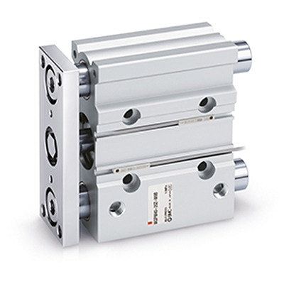 SMC Pneumatic Compact Cylinder - MGPM25TF-10Z, 25mm Bore, 10mm Stroke, MGP Series, Double Acting