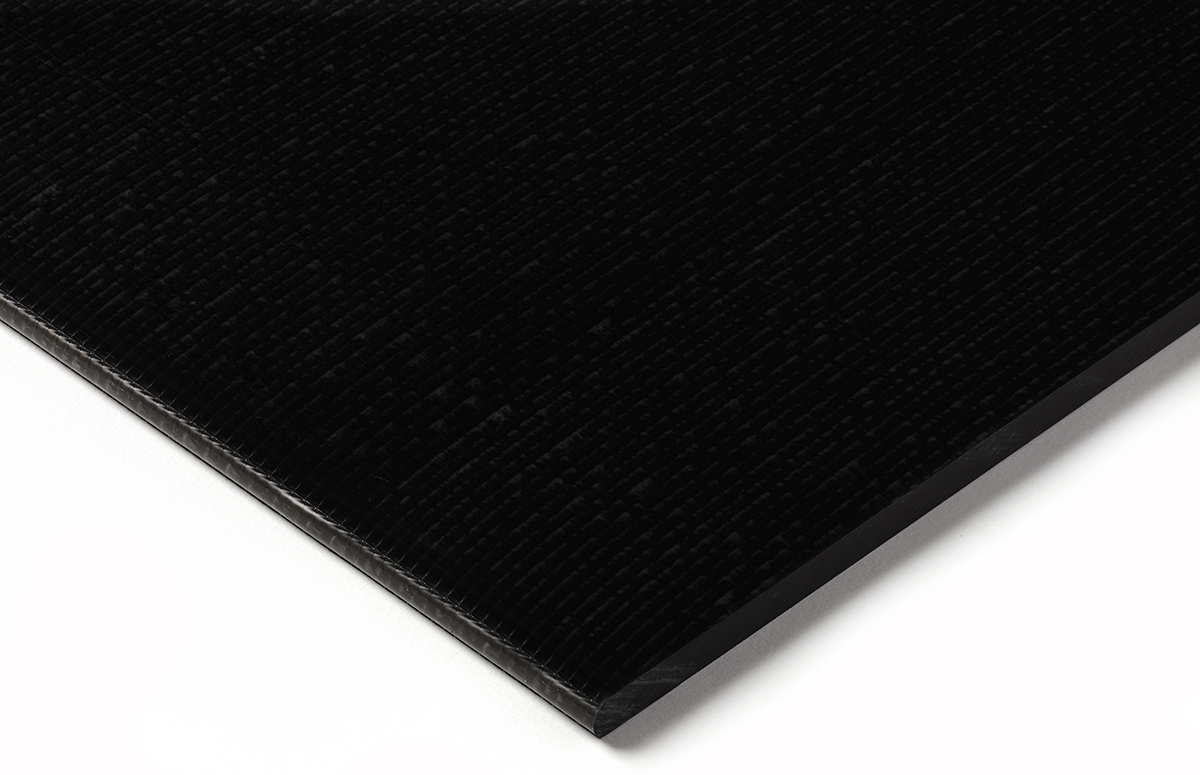RS PRO Black Plastic Sheet, 500mm x 330mm x 12mm