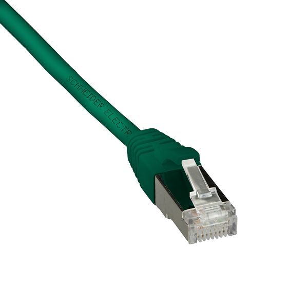 Schneider ElectricActassi, 1m Cat6, Green, F/UTP Shielded, Terminated Polyethylene Sheath