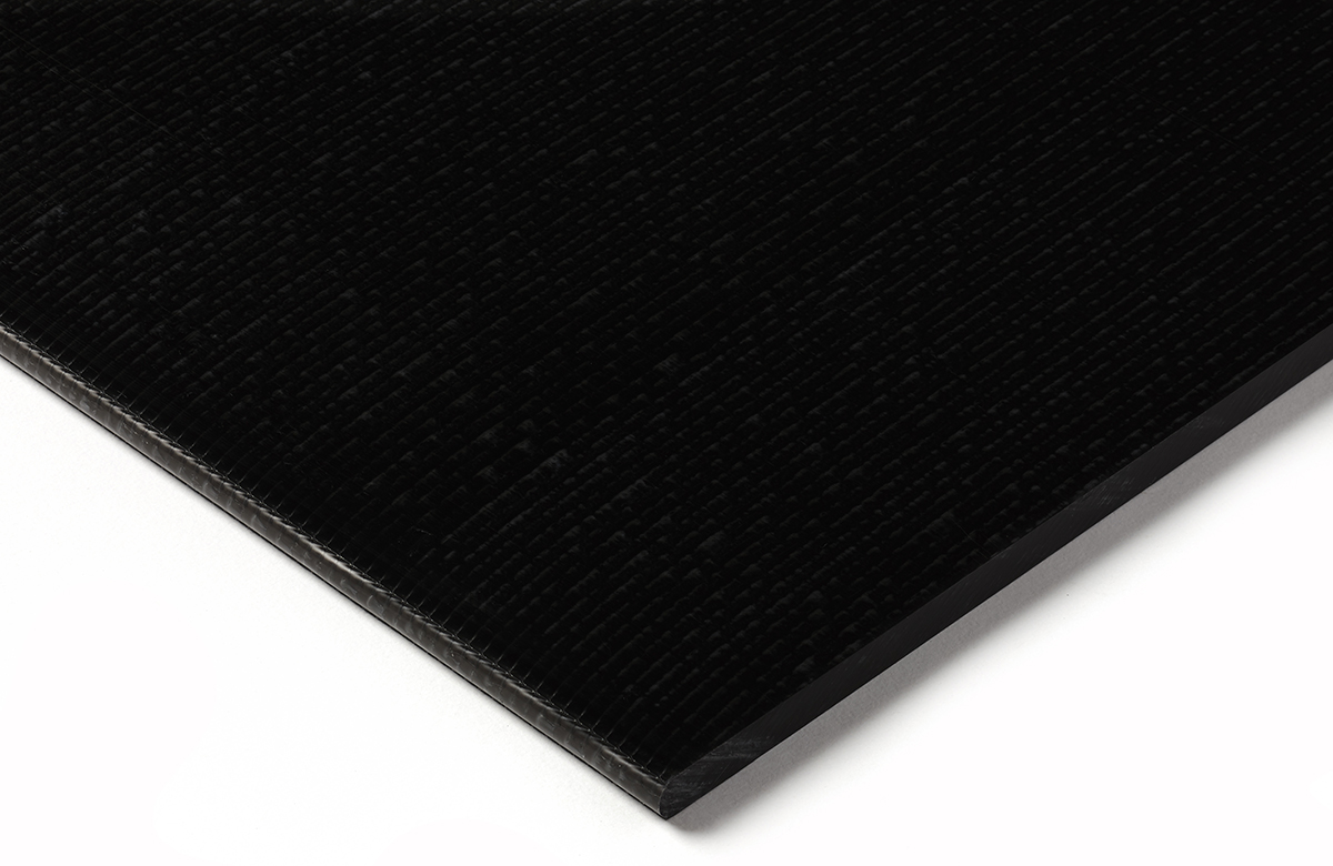RS PRO Black Plastic Sheet, 500mm x 330mm x 6mm