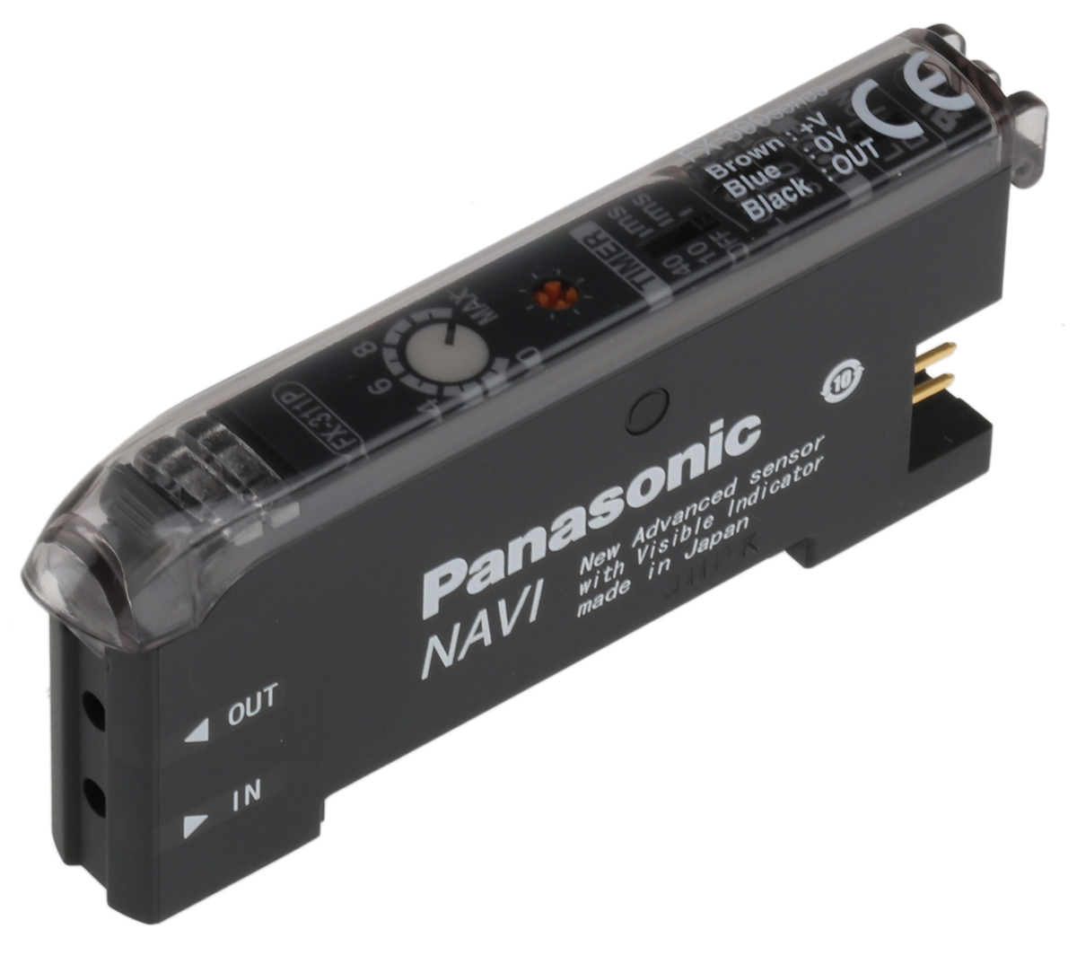 Panasonic Fibre Optic Sensor, PNP Output, 840 mW, 12 → 24 V dc