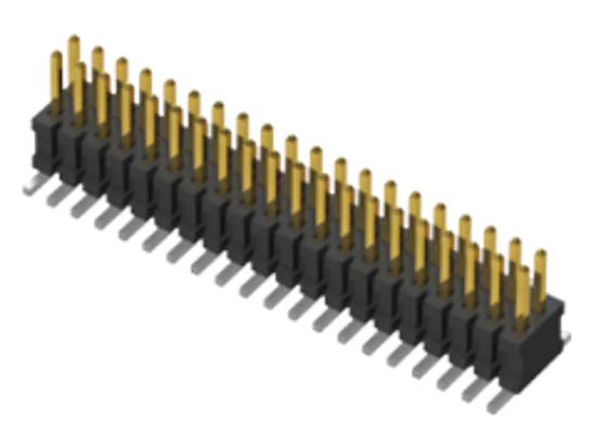 Samtec FTSH Series Straight Through Hole Pin Header, 10 Contact(s), 1.27 mm Pitch, 2 Row, Unshrouded