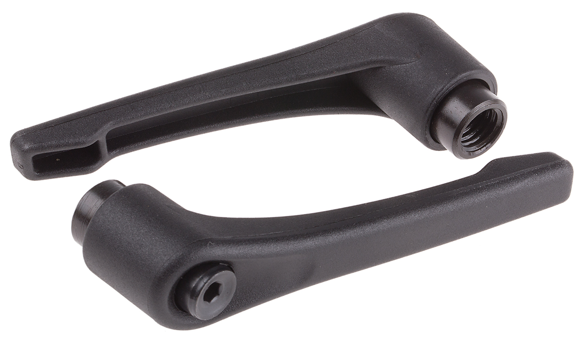 RS PRO Steel Clamping Lever, M12 x 12mm
