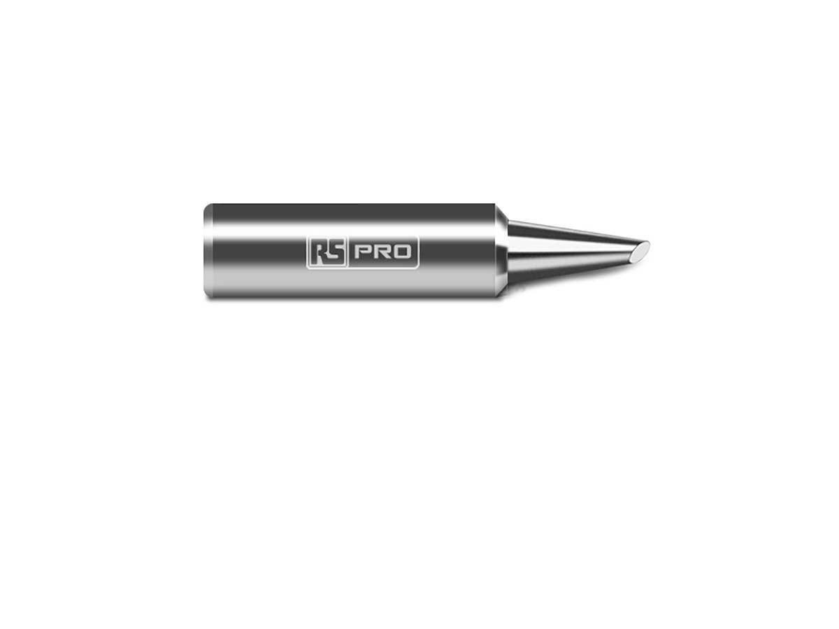 RS PRO 3 mm Straight Hoof Soldering Iron Tip for use with RS PRO Soldering Irons