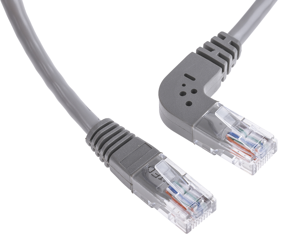 RS PRO, 3m Cat5e, Grey RJ45 to Male RJ45 Male, U/UTP Unshielded, Terminated PVC Sheath