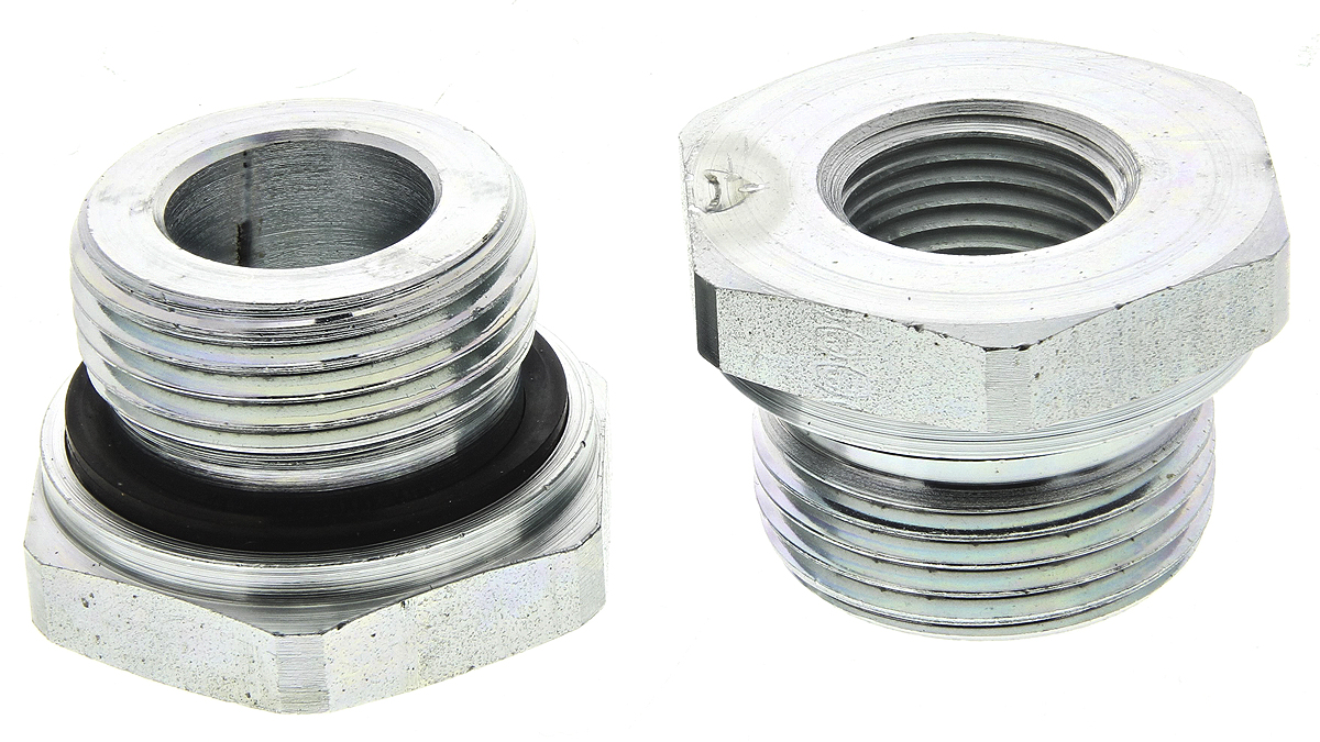 Parker Straight Port to Port Reducer Male BSPP to Female BSPP, RI1EDX1/2CF