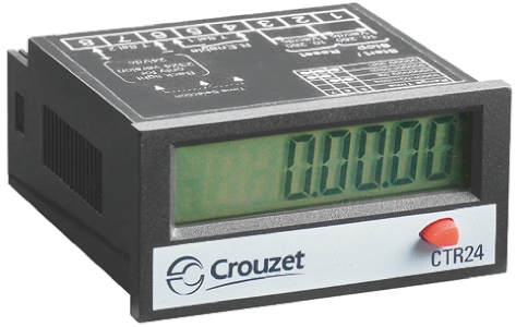 Crouzet CTR24 Counter, 8 Digit LCD, 4 → 30 V dc