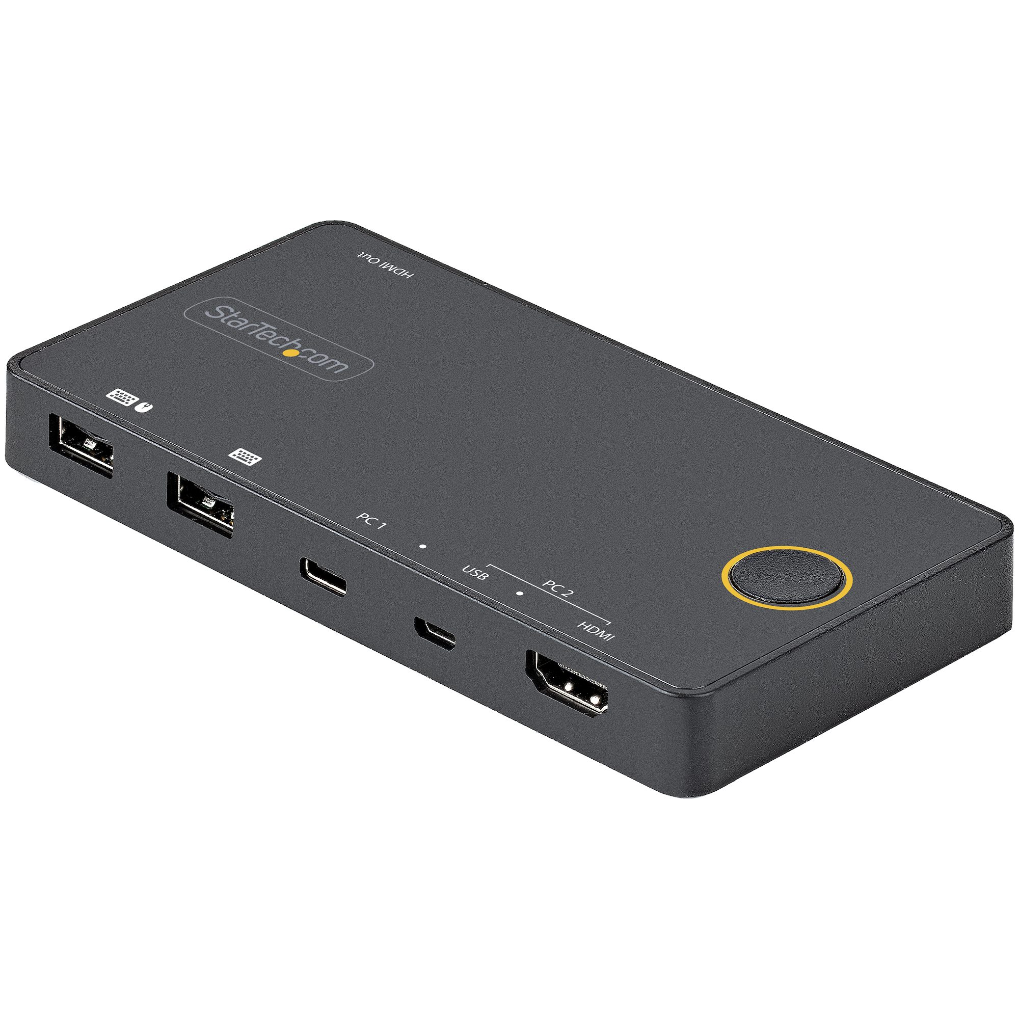 StarTech.com 2 Port USB DisplayPort, HDMI KVM Switch, HDMI 3840 x 2160 Maximum Resolution