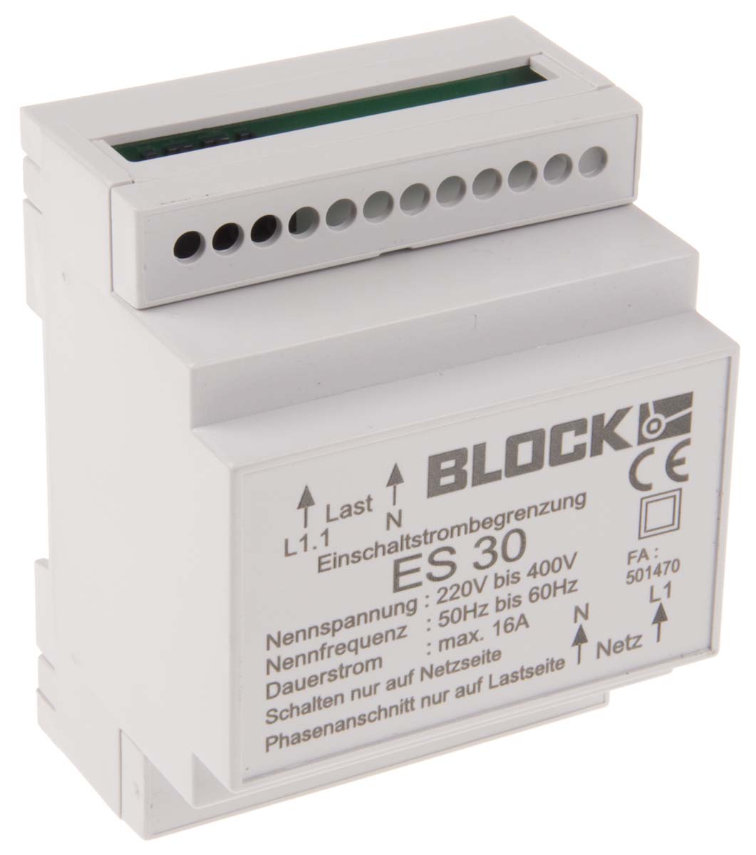 Block Power Conditioner 16A, DIN Rail Mount