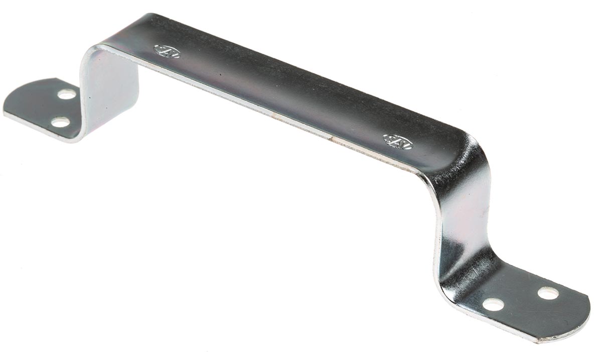 RS PRO Chrome Silver Steel Handle 30 mm Height, 18mm Width, 152mm Length