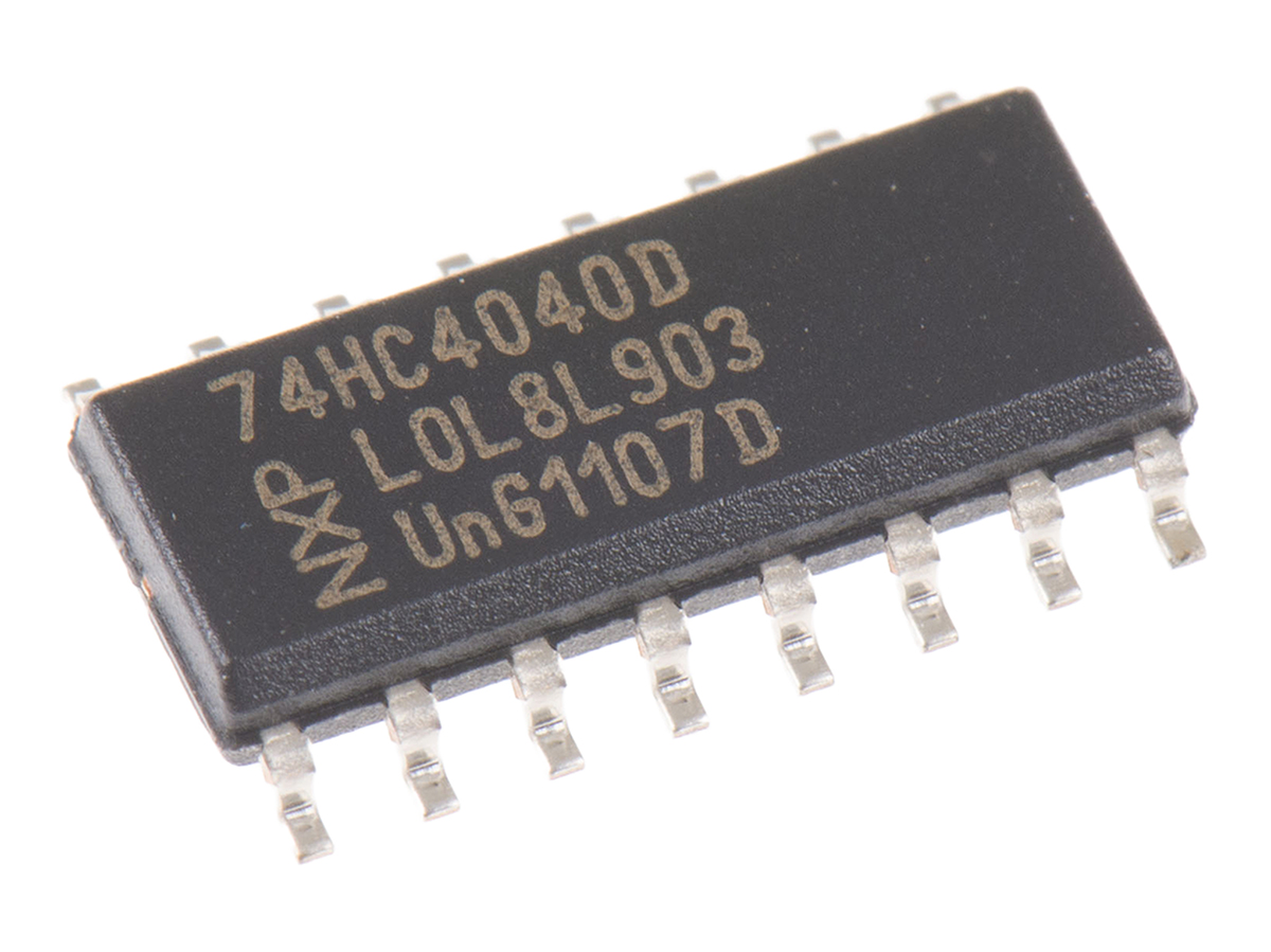 Nexperia 74HC4040D,652 12-stage Surface Mount Binary Counter HC, 16-Pin SOIC