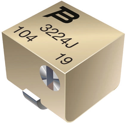 200Ω, SMD Trimmer Potentiometer 0.25W Side Adjust Bourns, 3224