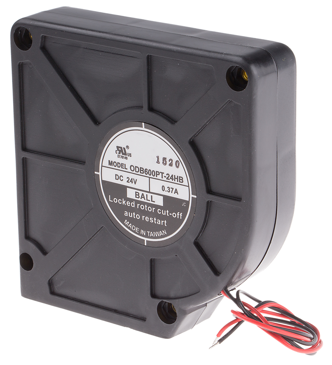 RS PRO Centrifugal Fan, 24 V dc, 30cfm, DC Operation, 120mm