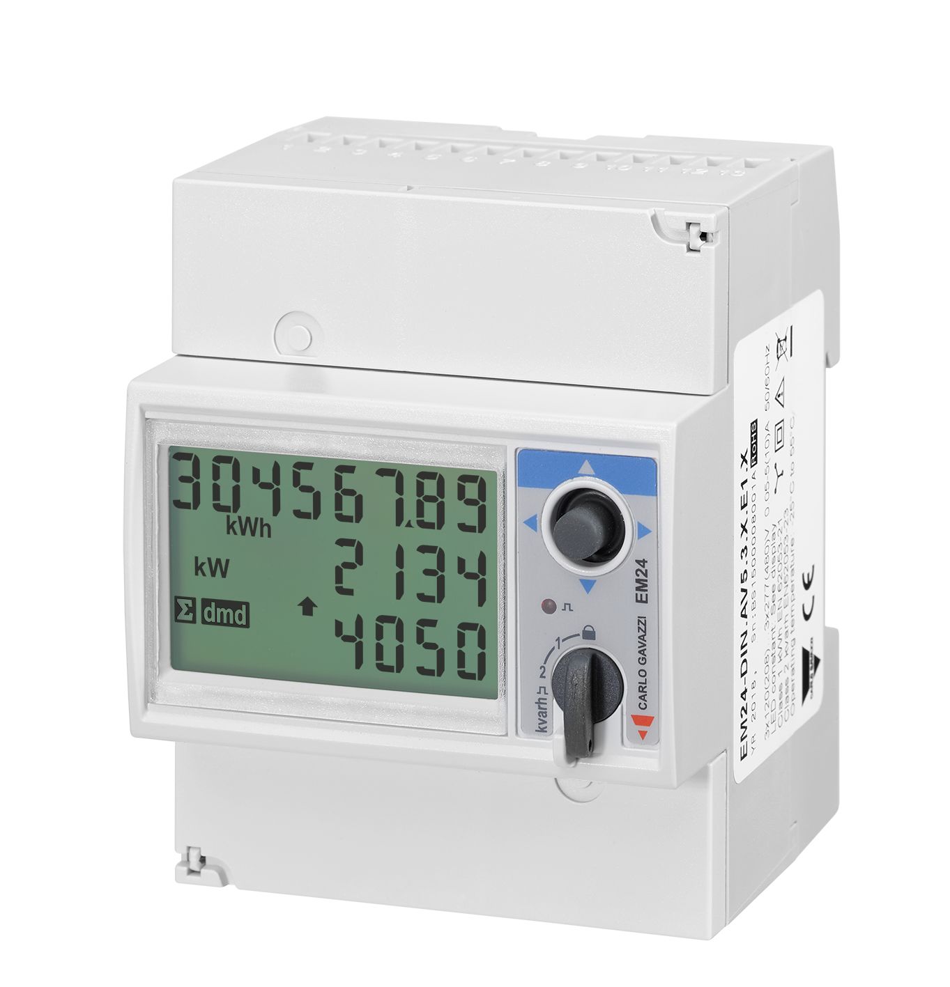 Carlo Gavazzi 3 Phase LCD Display Energy MeterEnergy Meter