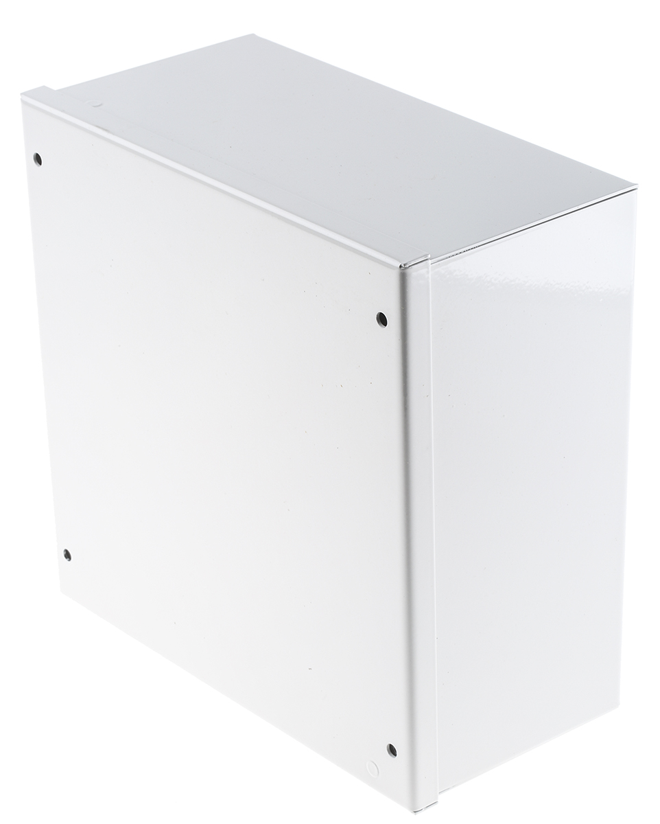 RS PRO Grey Cold Rolled Steel Instrument Case, 200 x 200 x 100mm