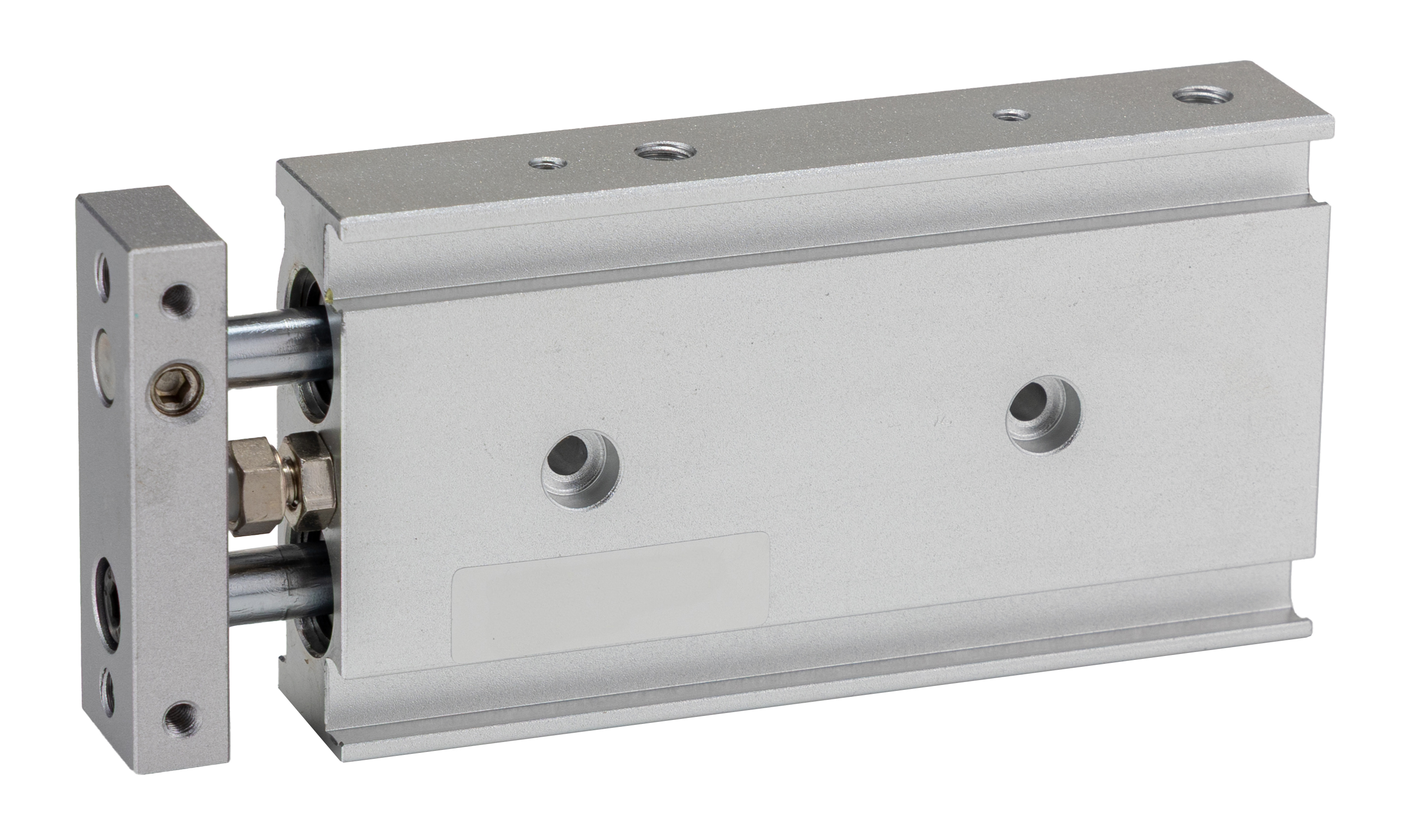 RS PRO Pneumatic Guided Cylinder - 16mm Bore, 30mm Stroke, Double Acting