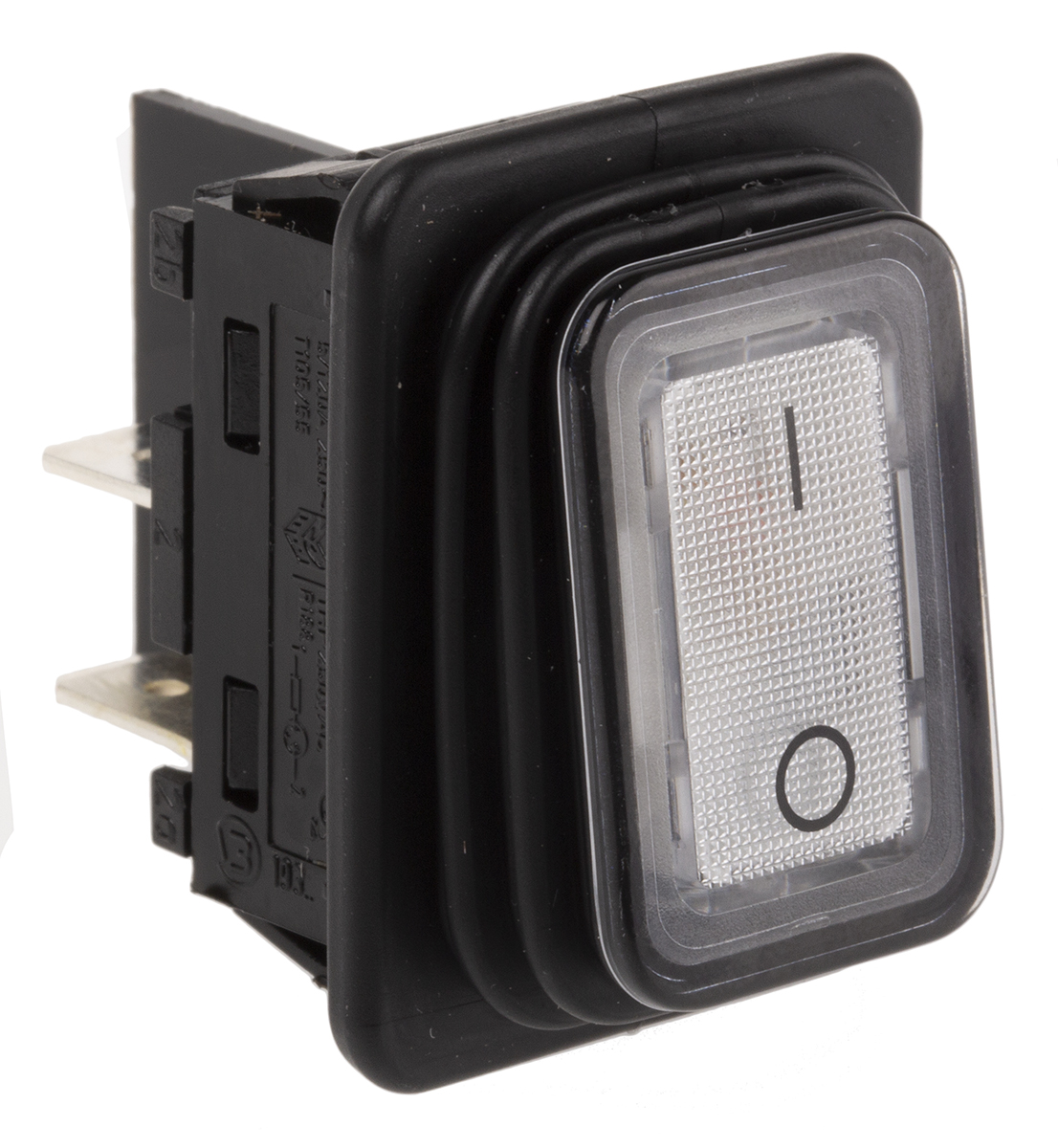 Marquardt Illuminated DPST, On-Off Rocker Switch Panel Mount