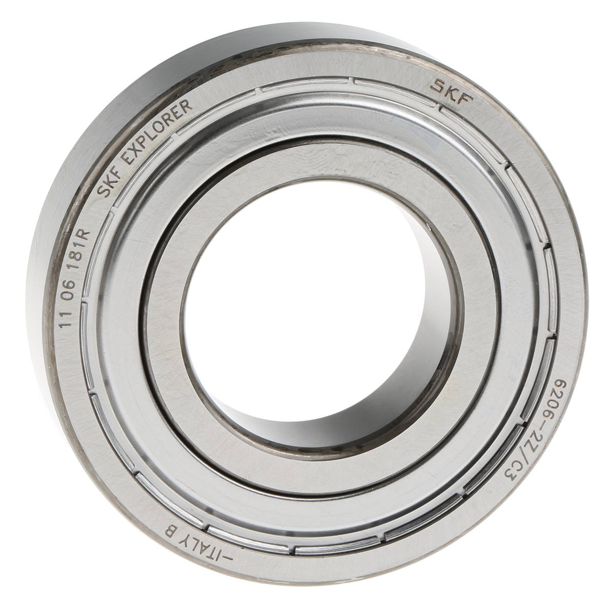 SKF 6206-2Z/C3 1 Row Ball Bearing - 30 mm ID, 62 mm OD