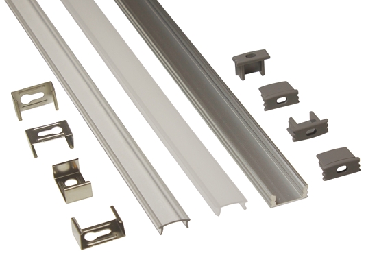 PowerLED LED Mount for Flexible LED Strips 1000 x 17mm