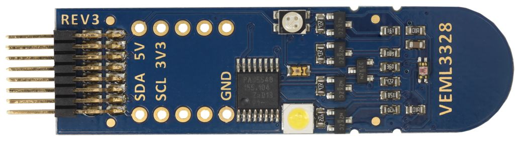 Vishay RGBCIR Colour Sensor with I2C Interface Colour Sensor Sensor Board for VEML3328 Photodiodes, Amplifiers
