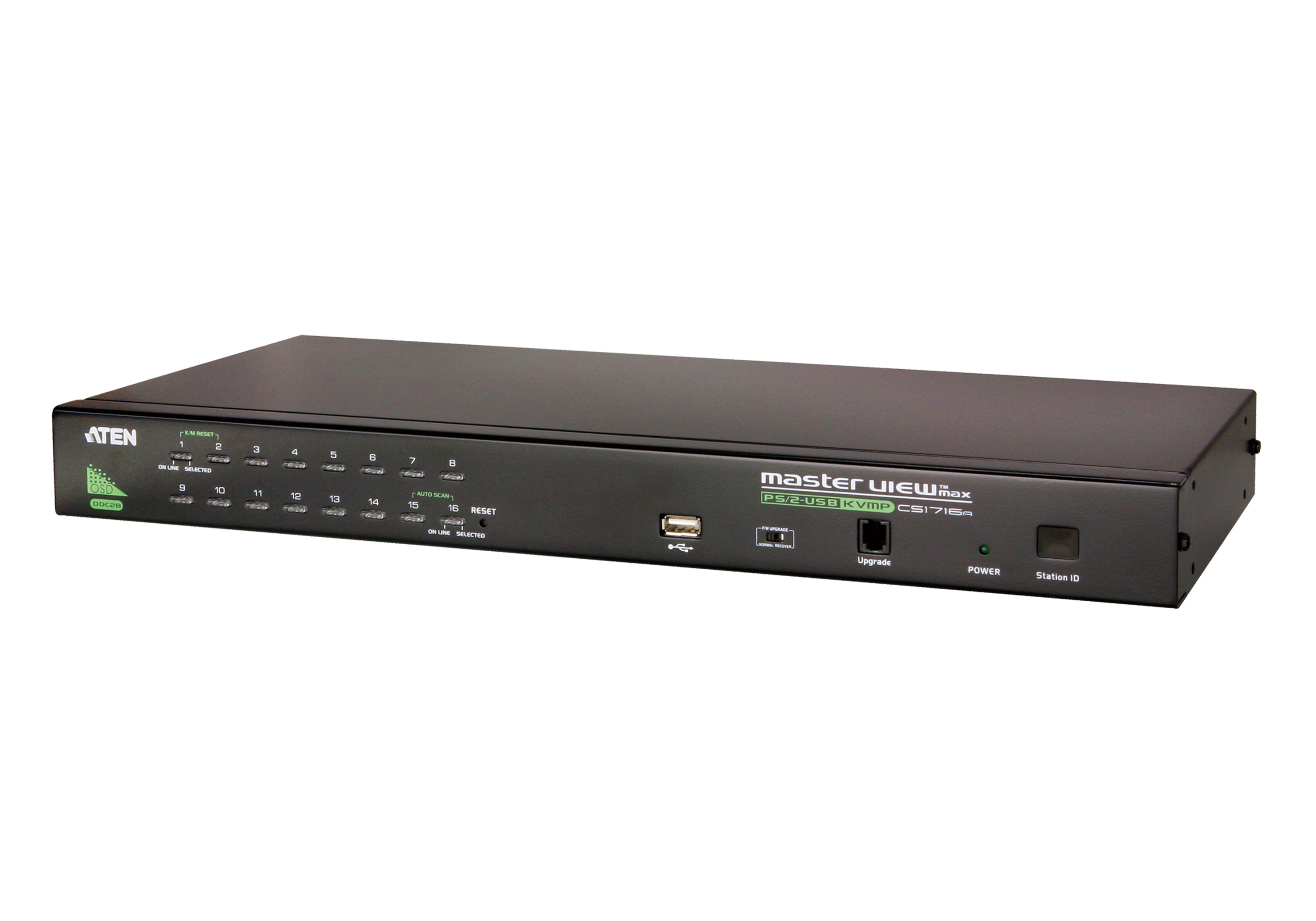 Aten 16 Port USB KVM Switch, 2048 x 1536 Maximum Resolution