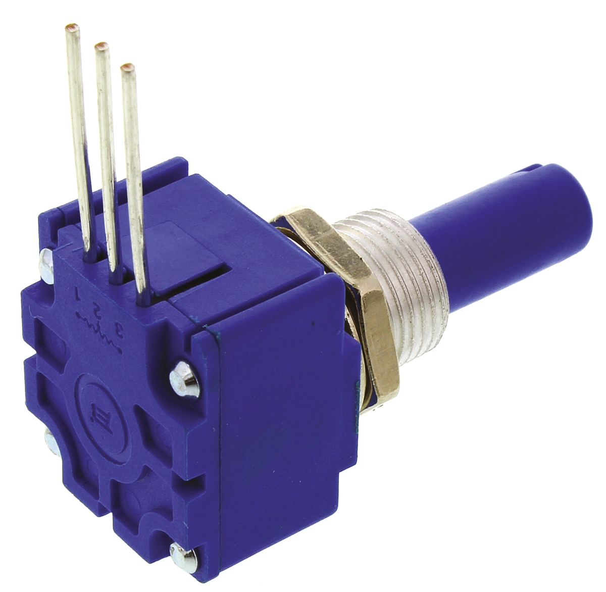 Bourns 91 5kΩ Rotary Potentiometer 1-Gang, Panel Mount (Through Hole), 91A1A-B28-E13L