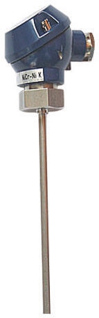 Jumo Type K Thermocouple 500mm Length, 6mm Diameter → +1200°C