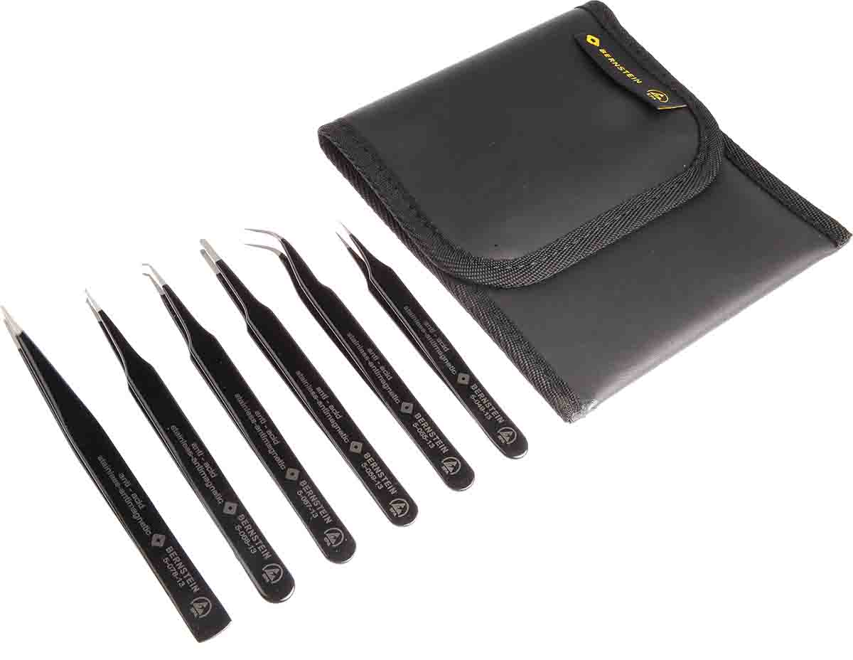 Bernstein Steel, ESD Tweezer Set