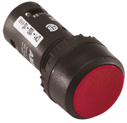 ABB Compact Series Push Button, Panel Mount, 22mm Cutout, DPST, IP69K