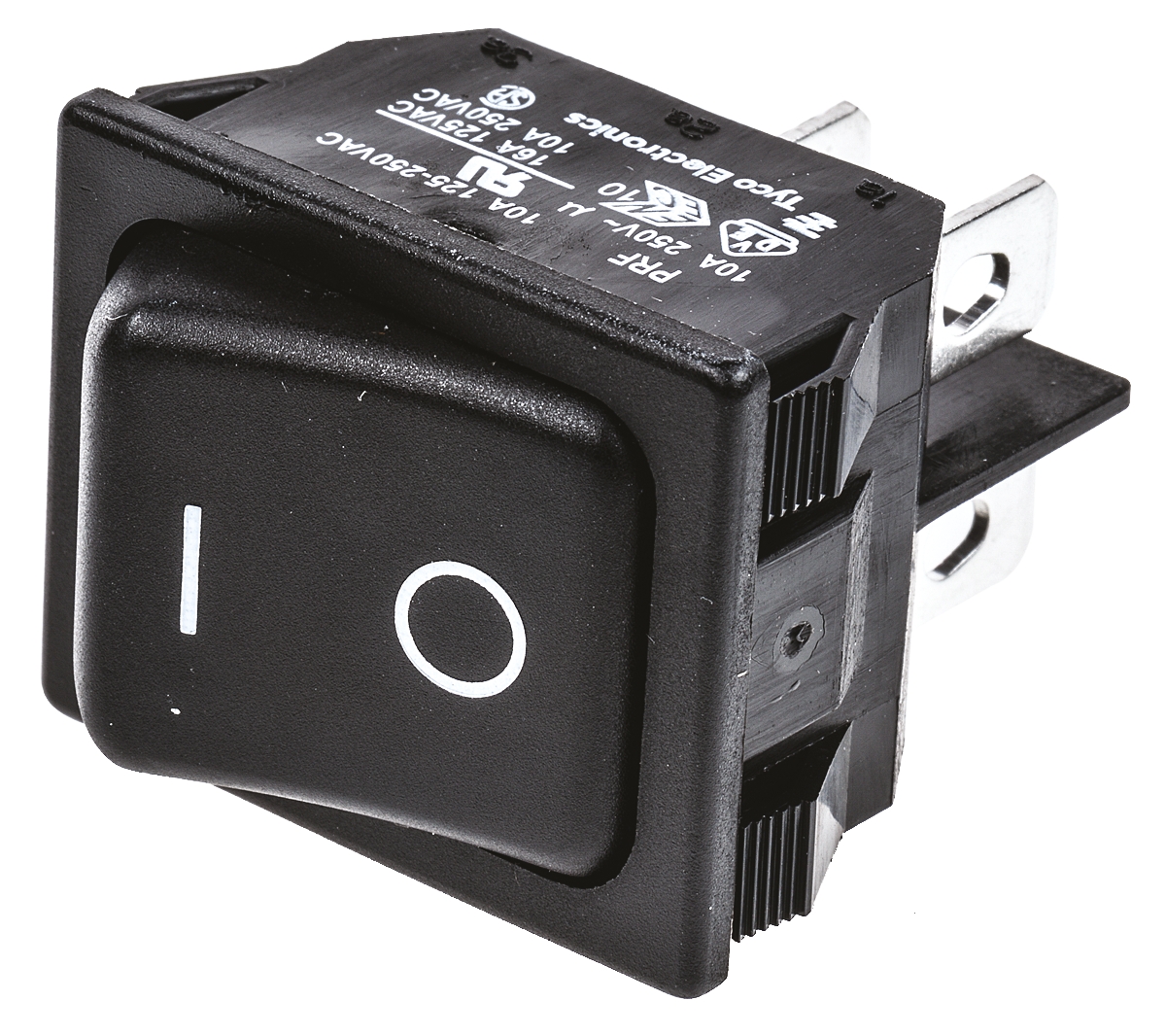TE Connectivity DPST, On-Off Rocker Switch Panel Mount