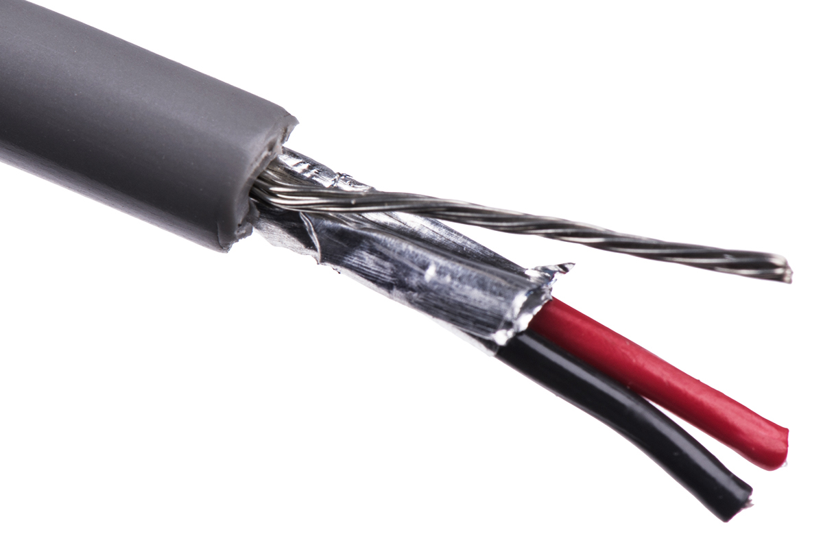 Belden 9501 Series Data Cable, 1 Pairs, 2 Cores, 0.25 mm², Screened, 24 AWG, 305m, Screened Shield