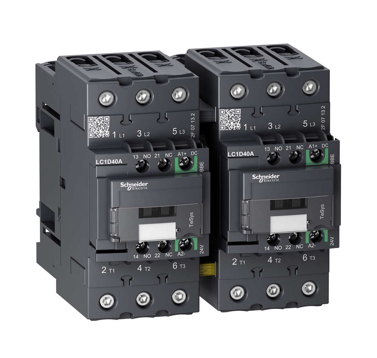 Schneider Electric TeSys D LC2D Contactor, 230 V ac Coil, 3-Pole, 40 A, 8.5 kW, 3NO, 690 V ac