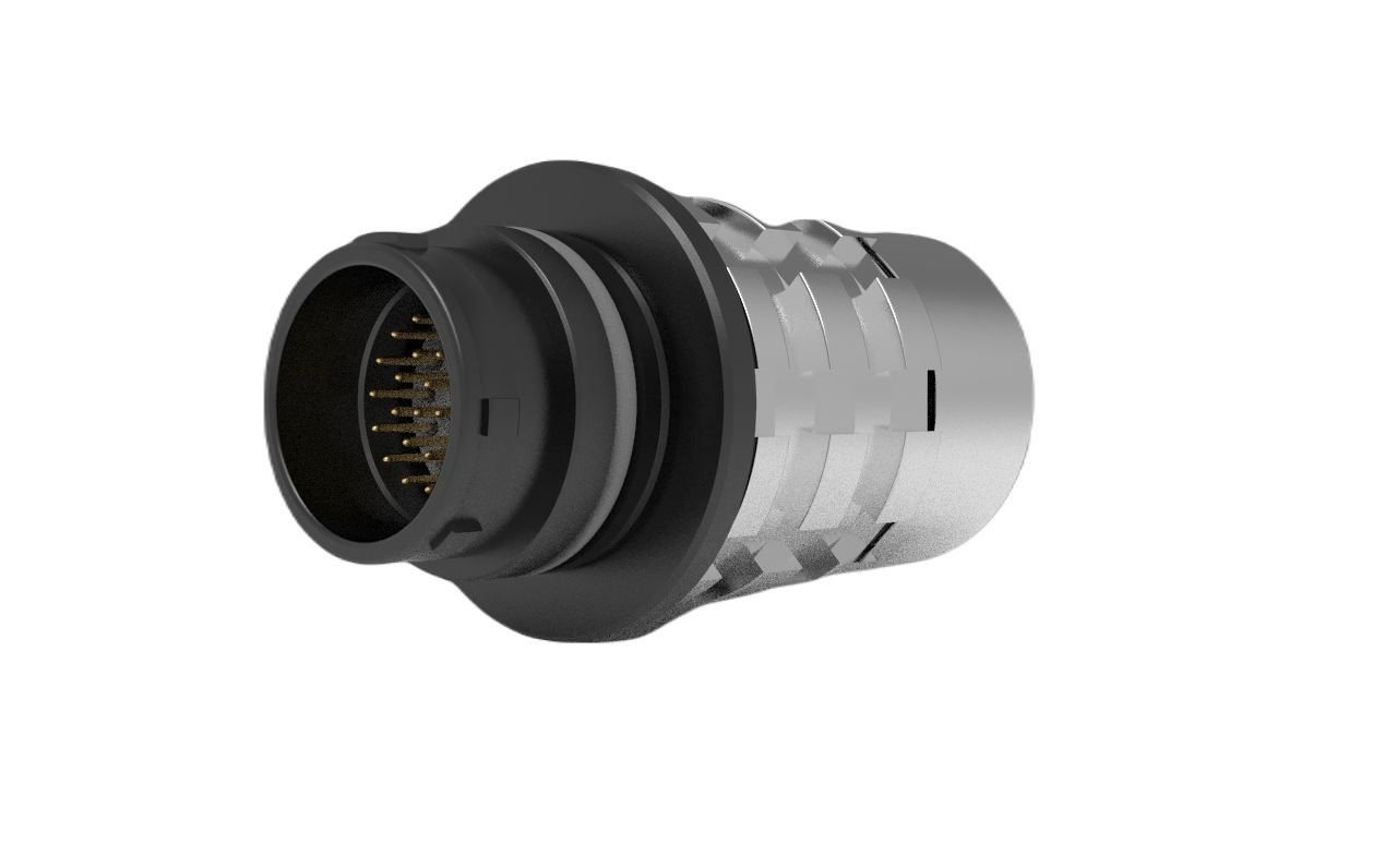 Amphenol NEXUS Technologies Connector, 9 Contacts, Cable, Plug, Male, IP68, IP69K, RANGER Series