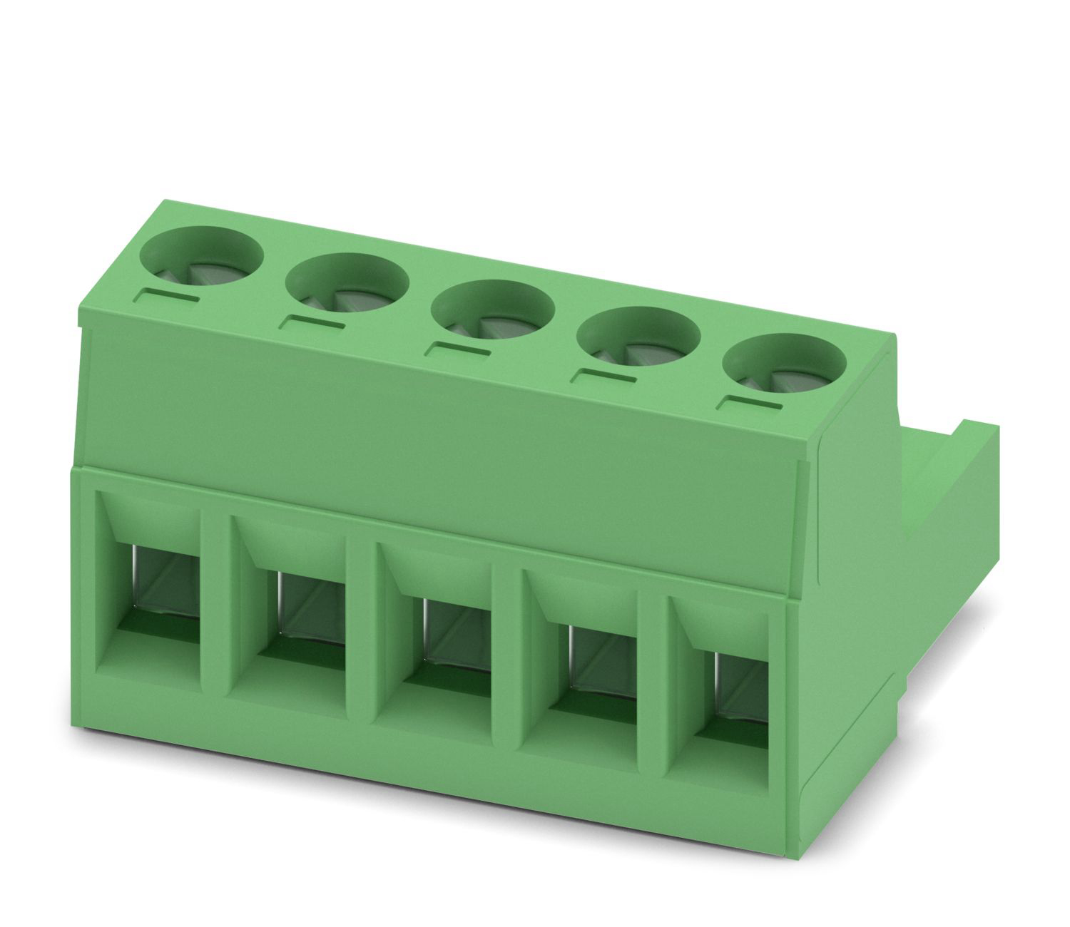 Phoenix Contact, 5mm Pitch, MSTB 2.5/ 5-ST, 5 Way, , Pluggable Terminal Block, Plug, Plug-In, Screw Termination, 1754504