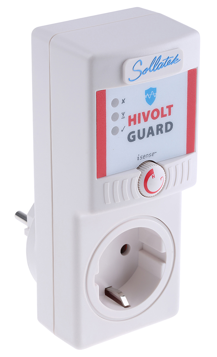 Sollatek Voltage Switcher 230V ac 5A Over Voltage, 1380VA, Plug in