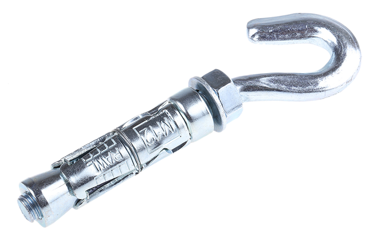 RawlPlug Steel Masonry Anchor M12 x 145mm, 20mm Fixing Hole