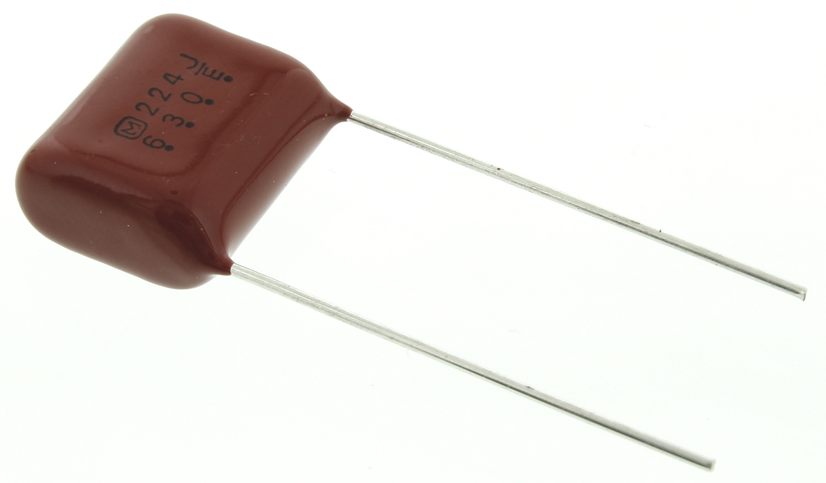 Panasonic ECQE(F) Polyester Film Capacitor, 630V dc, ±5%, 220nF, Through Hole