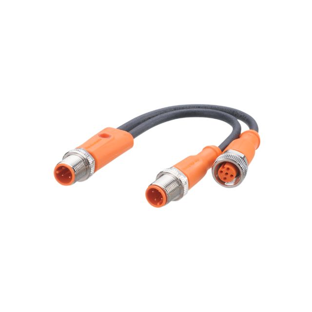 ifm electronic Male 5 way M12 to Female 5 way M12 Communication Cable, 0.1 m