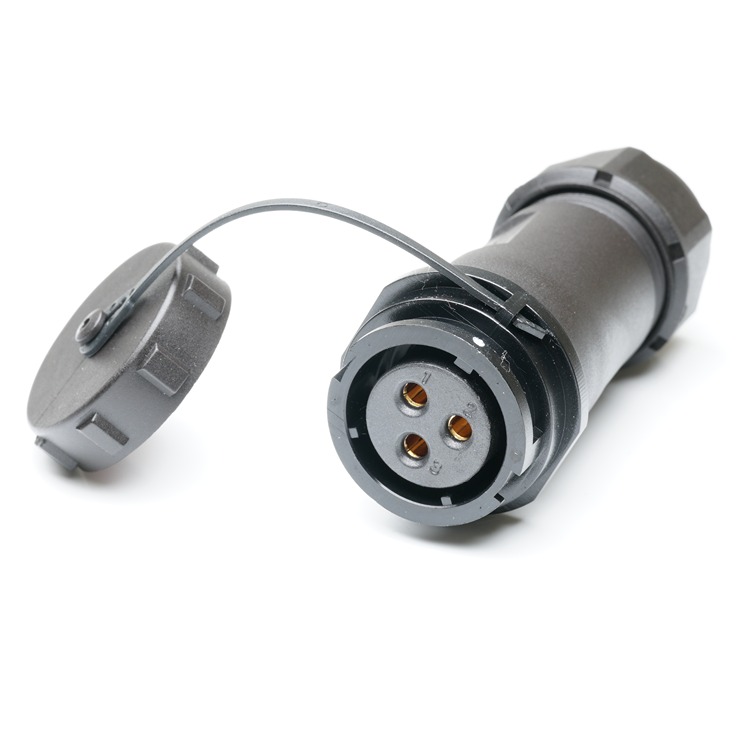 RS PRO Industrial Circular Connector, 3 Contacts, In-Line Cable Mount, SY21 Connector, Socket, Female, IP67, SY21 Series