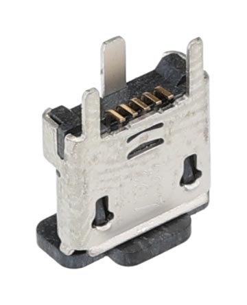 Molex Straight, SMT, Socket- Single Port Type Micro B 2.0 USB Connector