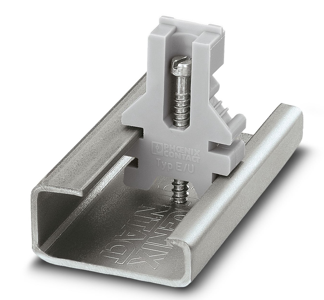 Phoenix Contact E/U Series End Clamp for Use with Din Rail