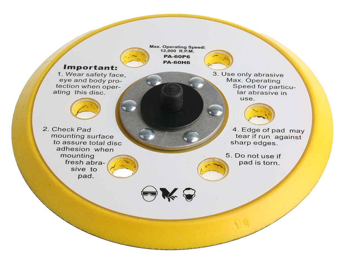 RS PRO Backing Pad, 150mm Diameter