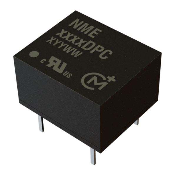 Murata Power Solutions NME Isolated DC-DC Converter, 5V dc/ 200mA Output, 4.5 - 5.5 V dc Input, 1W, Through Hole, +85°C