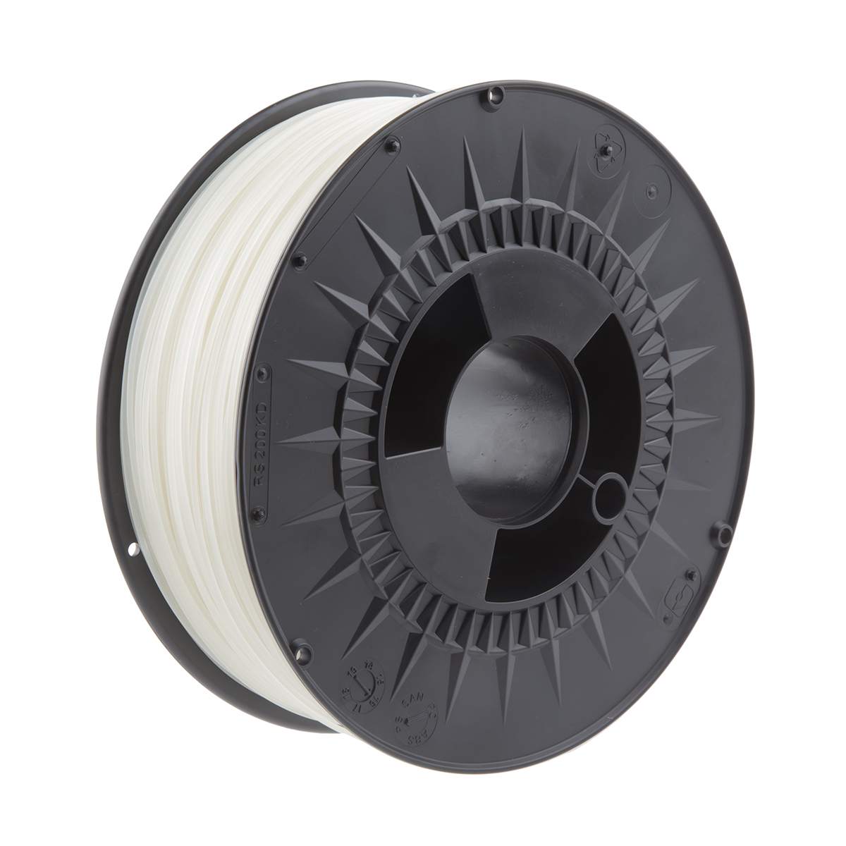 RS PRO 1.75mm Glow in the Dark PLA 3D Printer Filament, 1kg
