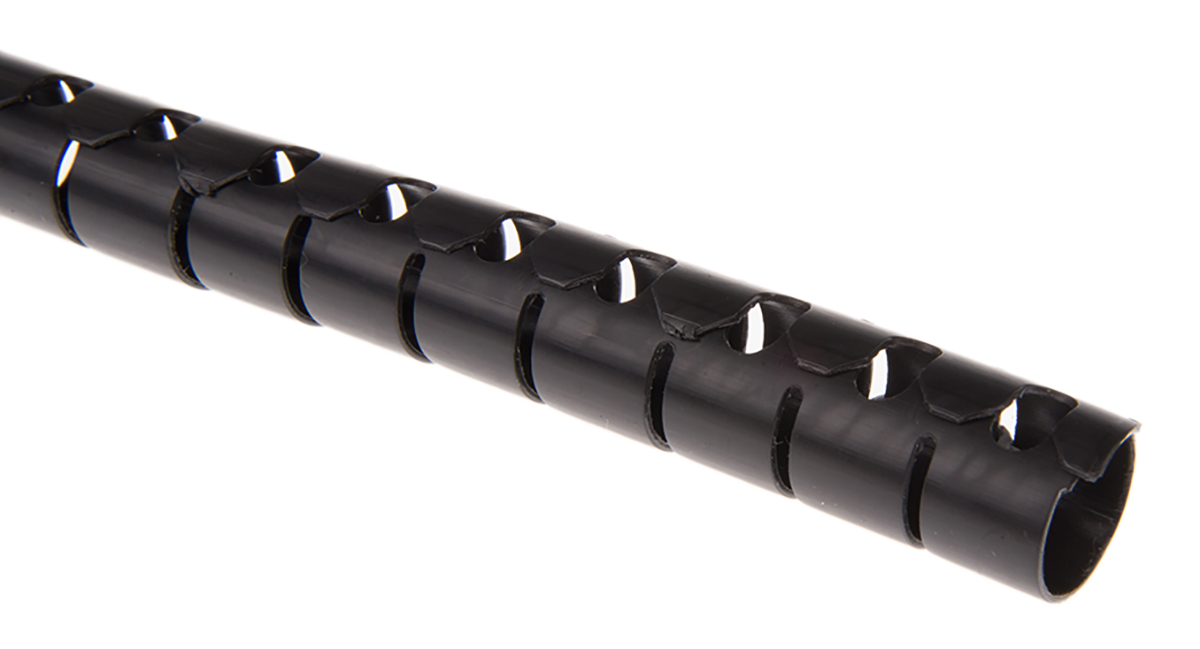 HellermannTyton Spiral Wrap, I.D 16mm, 16mm Polypropylene Helawrap Series